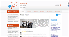 Desktop Screenshot of pluricite.fr